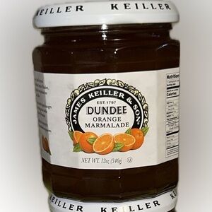 Keiller Dundee Orange Marmalade Jars lot/2 UK made 12 oz